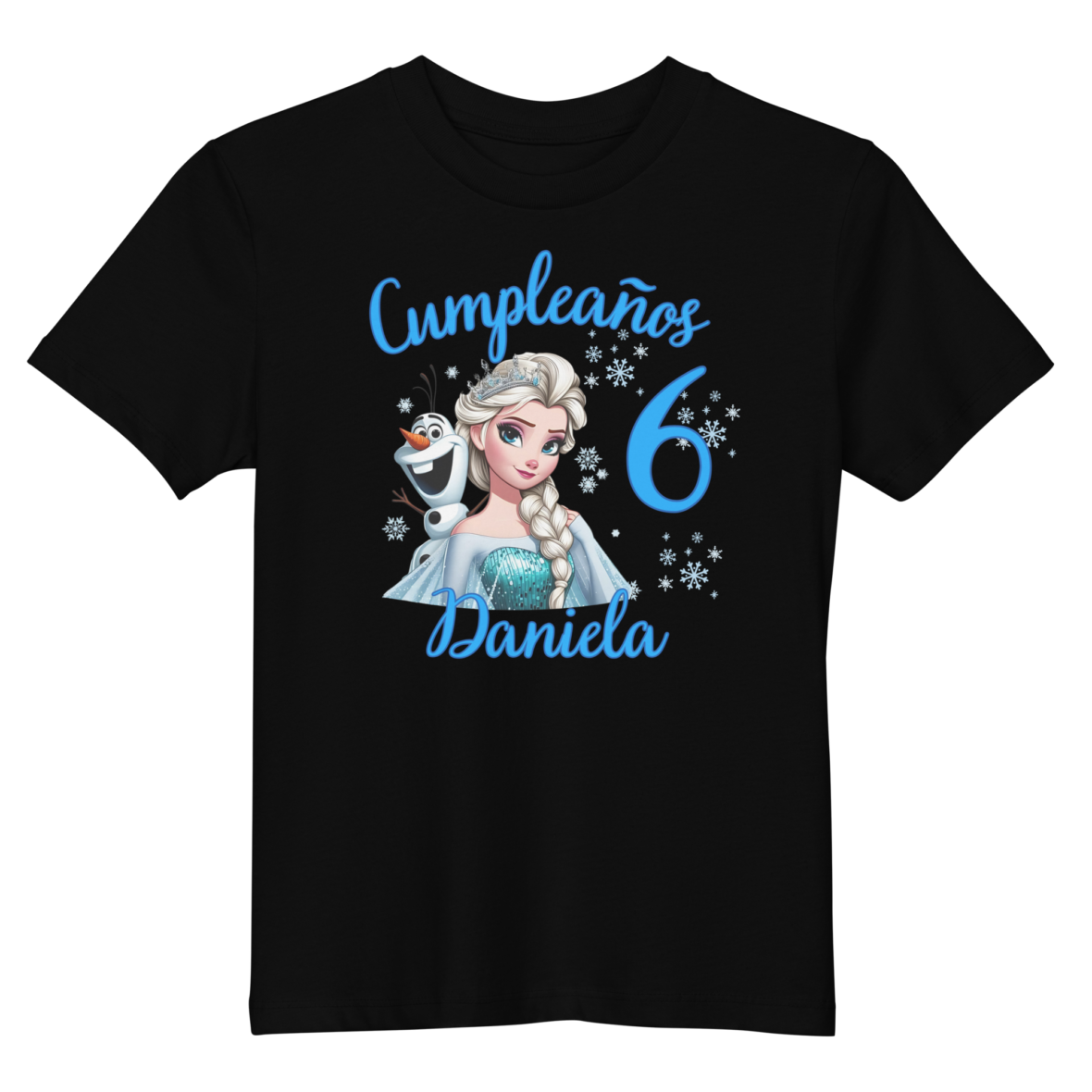 Camiseta Personalizada Cumpleaños Frozen